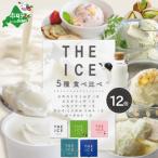 ふるさと納税 別海町 【THE ICE】アイスクリームセット5種食べ比べ 12個 北海道別海町 厳選された生乳のみを使用