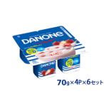 ダノン ダノンヨーグルト いちご 70g×4P×6セット