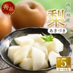 ふるさと納税 高森町 【南信州産】梨「あきづき」秀品 約5kg(8〜16玉) <9月中旬より順次発送>