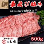 ふるさと納税 養老町 【最飛び雌牛】飛騨牛A5等級モモ焼き肉用 500g