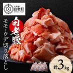 白老豚 モモ ウデ こま切れ 3kg