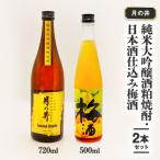 月の井 純米大吟醸酒粕焼酎 日本酒仕込み梅酒セット