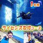 ダイビングライセンス オープンウォーターダイバー取得 1名…