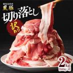 ふるさと納税 鹿屋市 【訳あり】鹿児島県産黒豚 切り落とし2kg(500g×4パック) 1781