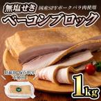 無塩せき 豚バラ肉のベーコンブロック 1個