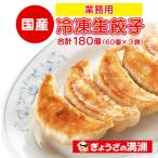 ふるさと納税 川越市 業務用冷凍生餃子3袋(180個) ぎょうざの満洲