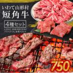 山形村短角牛 焼肉4種セット 合計750g