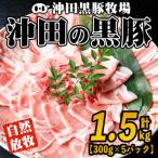 贅沢な黒 沖田の黒豚 計1.5kg