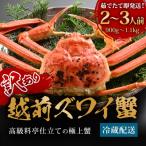 ふるさと納税 福井市 【12/20〜年内発送】カニ料理店の訳あり「茹で越前ズワイ蟹」大1杯(900g〜1.1kg) 足折有