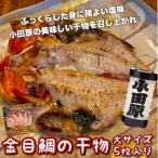 ふるさと納税 小田原市 金目鯛の干物 大5枚入り大きいサイズで夕食にピッタリ、ホクホクの身が美味しい【神奈川県小田原市早川】
