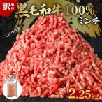 ふるさと納税 松原市 黒毛和牛 100% 冷凍 パラパラミンチ(ひき肉) 2.25kg (150g×15パック)