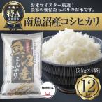 南 南魚沼産コシヒカリ 精米3kg×4袋12kg