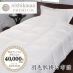 羽毛肌掛ふとんNP7052ポーリッシュホワイトグース93%