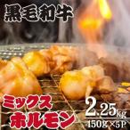ふるさと納税 小林市 黒毛和牛 ミックスホルモン 450g×5P(D138)