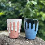 nozan ひとしずく カップ Pink Blue
