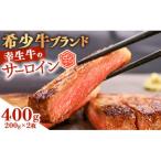 幸せを運ぶ牛 希少牛 サーロインステーキ 400g