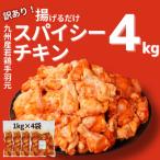 九州産若鶏手羽元 揚げるだけスパイシーチキン4kg