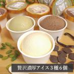 ふるさと納税 津山市 アイス職人の作るこだわりアイスクリーム3種6個セット 各90ml入り ピスタチオ チョコ バニラ