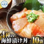 四種の漬け丼 110g×10袋セット