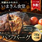 いまきん食堂のあか牛和風ハンバーグ10個セット