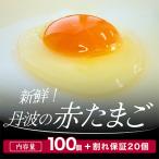 新鮮 丹波の赤たまご 100個