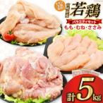 産若鶏5kgセット もも2kg むね2kg