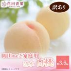 ふるさと納税 浅口市 【花田青果】先行受付　清水白桃　ご家庭用　約3.6kg