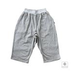 とにかく楽なサルエルパンツ ショート 杢グレー