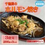 千鶴屋のホルモン焼き 3人前