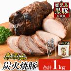 鹿児島黒豚 短鼻豚 たんびとん 炭火焼豚 詰合せ 1kg