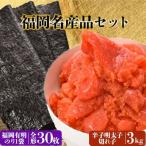 福岡名産品セット 福岡有明のり 30枚&amp;辛子明太子