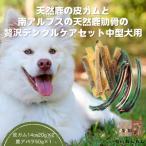 天然鹿の皮ガムと南アルプスの天然鹿肋の贅沢デンタルケア…