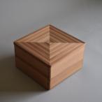 山武杉の重箱 縞 2段 6.5寸