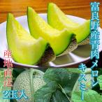 ショッピングふるさと納税 肉 ふるさと納税 富良野市 【2026年発送　先行受付】北海道富良野産青肉メロン「キスミー」2玉