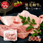 ふるさと納税 多良木町 【訳あり】くまもと黒毛和牛(不揃い)500g(多良木町)