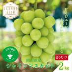 ふるさと納税 津山市 岡山 花笑み農園の『訳ありシャインマスカット』2kg WS-2【2025年9月下旬〜順次発送】