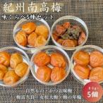 紀州南高梅 味くらべ5種セット