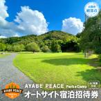 ふるさと納税 綾部市 北近畿最大級のキャンプ場 AC電源付き オートサイト宿泊招待券 京都府綾部市