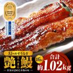 三河一色産 幻のめすうなぎ艶鰻 白焼6尾