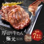 ふるさと納税 宮城県 たん中〜たん元まで楽しめるカネタの極元 1kg(500g×2袋)