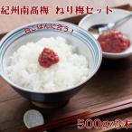 紀州南高梅 ねり梅セット 500g×3本