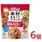 ふるさと納税 高崎市 ケロッグ 素材まるごとグラノラ 朝摘みいちご 430g×6個