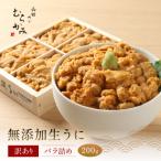 ふるさと納税 北斗市 「うにむらかみ」無添加生うに 訳ありバラ詰め 200g