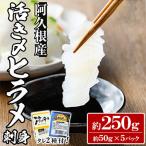 阿久根産 活き〆ヒラメ刺身 約50g×5パック
