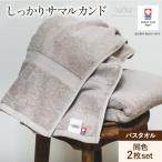 ふるさと納税 今治市 (今治タオル)しっかりサマルカンド バスタオル 2枚セット グレー【ID05380GYGY】