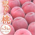 ふるさと納税 甲州市 【2025年先行受付】【訳あり】桃 約3kg(6〜13玉)山梨県甲州市産