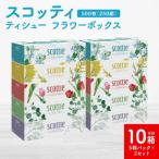 ふるさと納税 八代市 【スコッティ】ティシュー フラワーボックス 250組(5箱パック×2セット 合計10箱)
