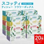 ふるさと納税 八代市 【スコッティ】ティシュー フラワーボックス 250組(5箱パック×4セット 合計20箱)