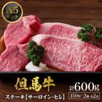 産肥育但馬牛サーロインとヒレステーキ600g