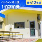 ペンション村 山里 1泊宿泊券 最大12名様